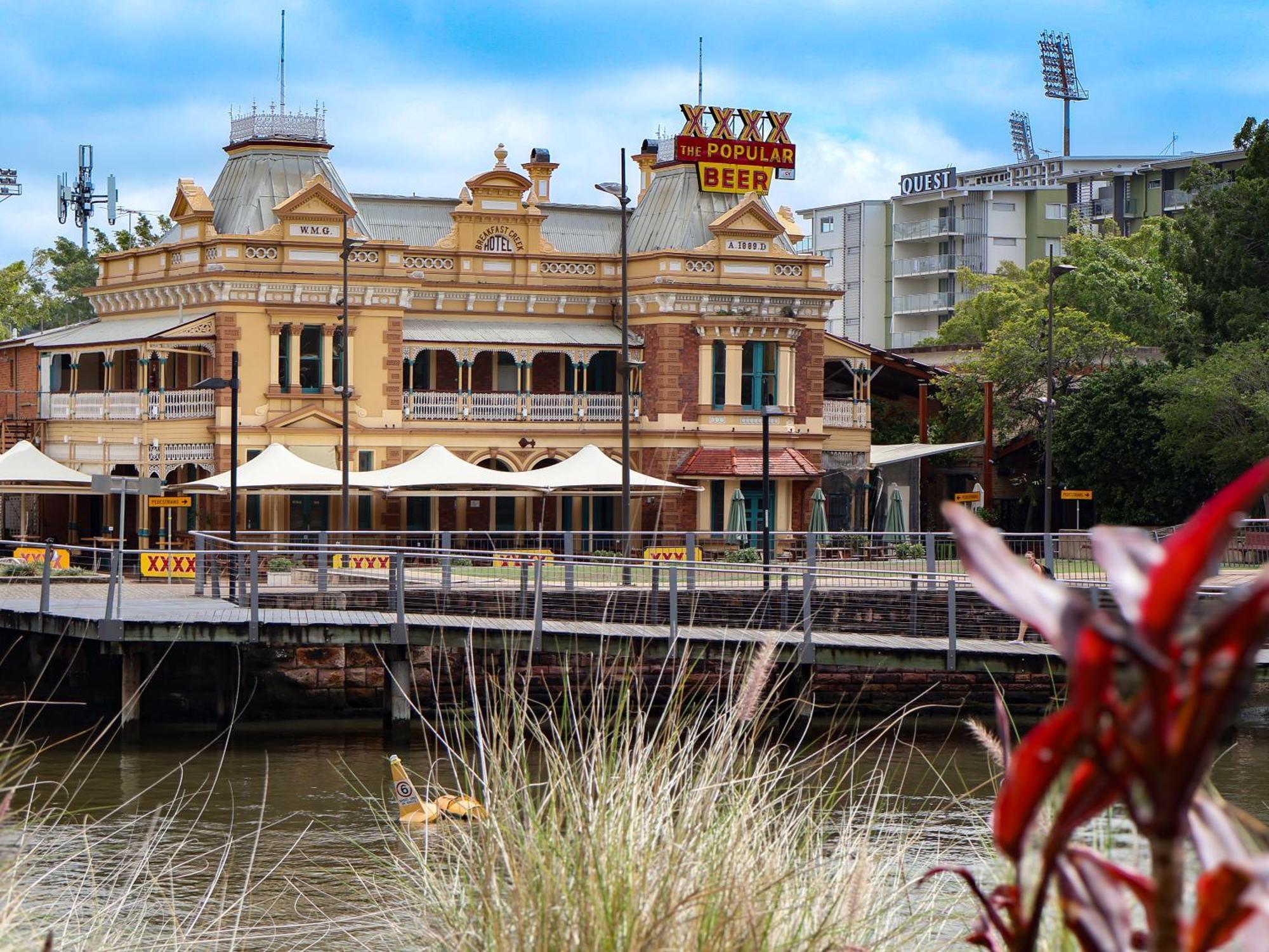 Aparthotel Quest Breakfast Creek Brisbane Exterior foto